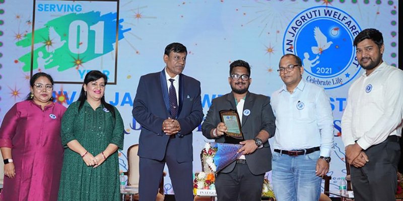 Aiveer Lifescience Pvt. Ltd. awarded for Pioneer in Digital Health Awareness in Odisha by Shri Ashim Kumar Goswami, Regional Executive Director, ER-II, NTPC, Bhubaneswar during the Prathama Barshika Mahotsava of the Jivan Jagruti Welfare Trust on 21st January held at RMRC Auditorium.